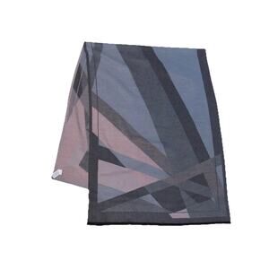 Soia & Kyo scarf wrap shawl pink gray geometric 72 x 27